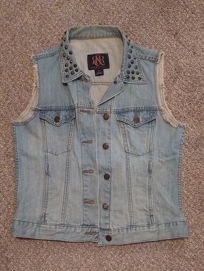 R&R Studded Denim Vest